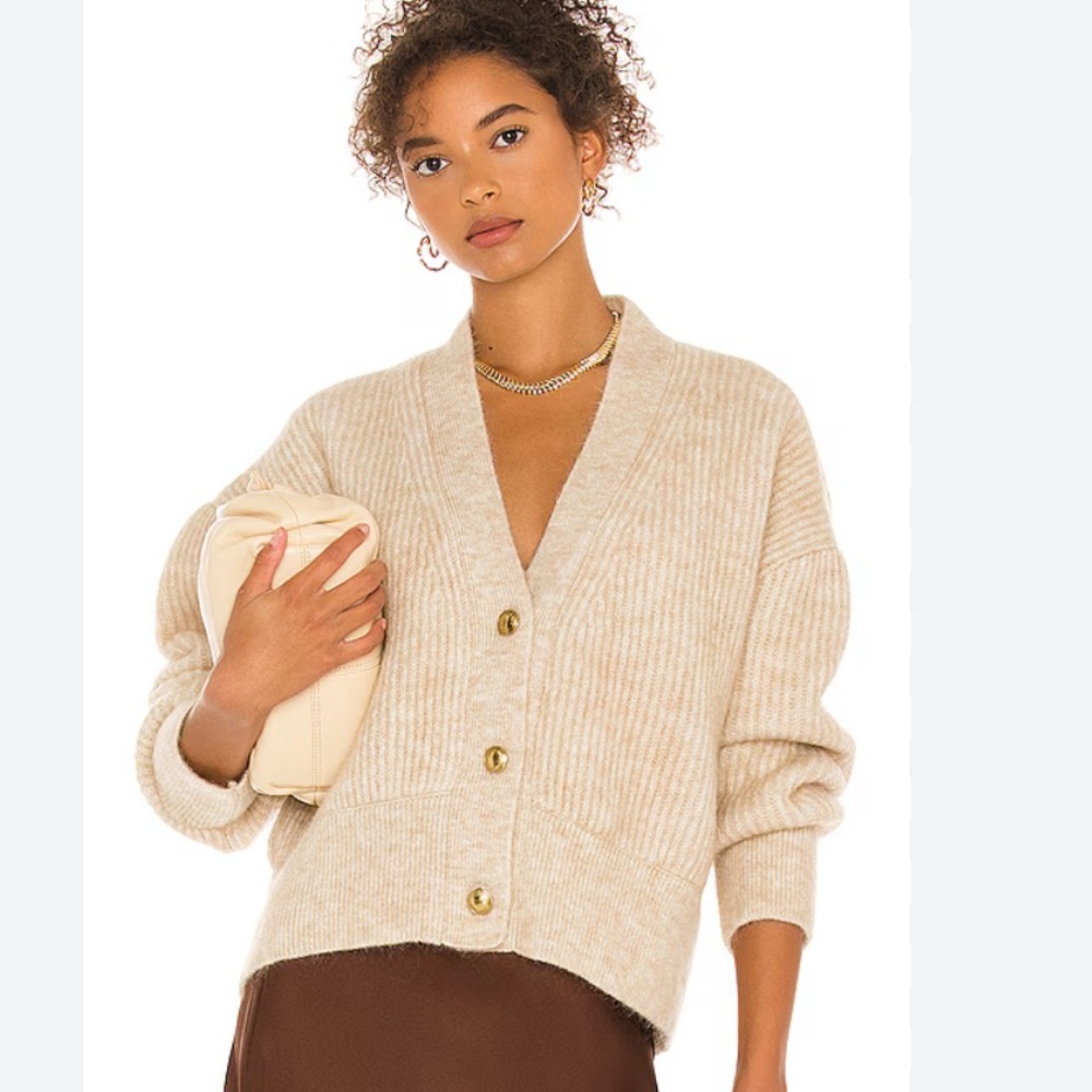 Anine Bing Maxwell Button-Up Cardigan